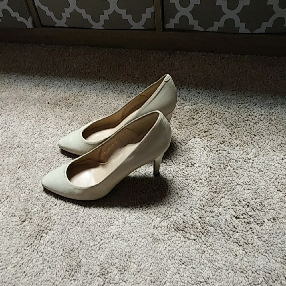 Stone colored heels